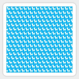 Chihuahua silhouette print (mini) turquoise Sticker